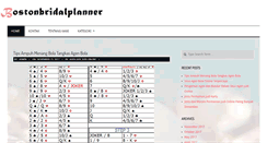 Desktop Screenshot of bostonbridalplanner.com
